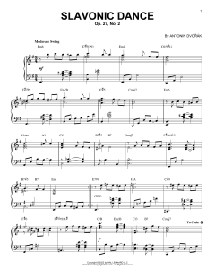 Slavonic Dance #2 [Jazz version] von Antonin Dvorak (Download) 