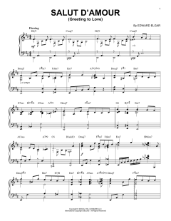 Salut D'amour (Greeting To Love) [Jazz version] von Edward Elgar (Download) 