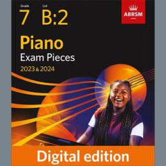 At the Evening Window (Grade 7, list B2, from the ABRSM Piano Syllabus 2023 & 2024) (Download) 