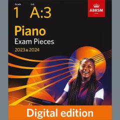 Minuet in C (Grade 1, list A3, from the ABRSM Piano Syllabus 2023 & 2024) (Download) 