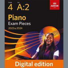 Mouvement de valse (Grade 4, list A2, from the ABRSM Piano Syllabus 2023 & 2024) (Download) 