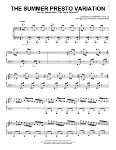 The Summer Presto Variation von Antonio Vivaldi (Download) 