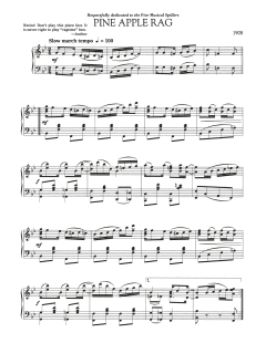 Pine Apple Rag (Download) 