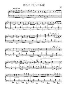 Peacherine Rag (Download) 