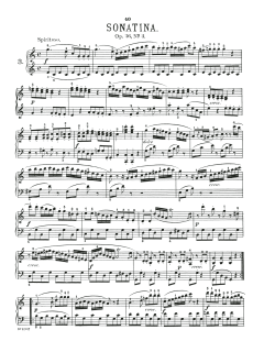 Sonatina In C Major, Op. 36, No. 3 (Download) 