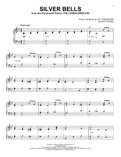 Silver Bells von Ray Evans (Download) 