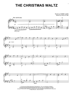 The Christmas Waltz von Jule Styne (Download) 