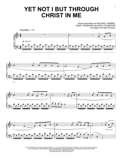 Yet Not I But Through Christ In Me [Classical version] von Rich Thompson (Download) 