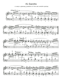 Gavotte In G Minor, BWV 822 von Johann Sebastian Bach (Download) 