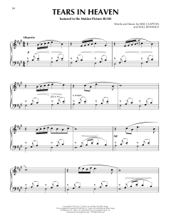 Tears In Heaven von Eric Clapton (Download) 