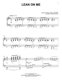 Lean On Me von Bill Withers (Download) 