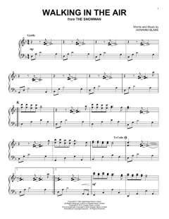 Walking In The Air (theme from The Snowman) von Howard Blake (Download) 