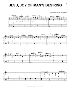 Jesu, Joy Of Man's Desiring von Johann Sebastian Bach (Download) 