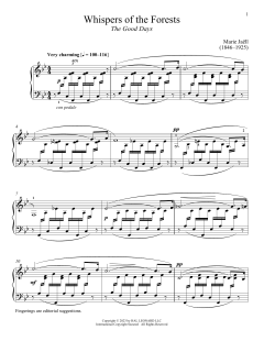 Whisper of the Forest von Marie Jaëll (Download) 