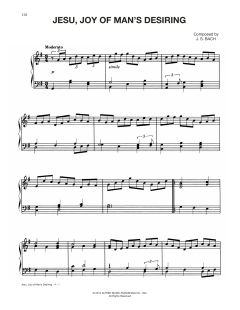 Jesu, Joy Of Man's Desiring von Johann Sebastian Bach (Download) 