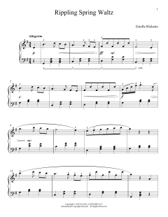 Rippling Spring Waltz von Estelle Ricketts (Download) 