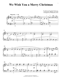 We Wish You A Merry Christmas von Traditional English Folksong (Download) 