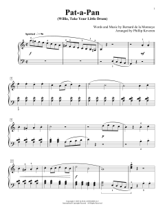Pat-A-Pan (Willie, Take Your Little Drum) von Bernard de la Monnoye (Download) 