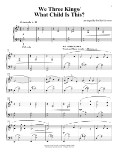 We Three Kings/What Child Is This von Jr., John H. Hopkins (Download) 