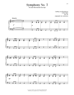 Symphony No. 7 In A Major, Second Movement (Download) 