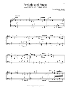 Prelude And Fugue, Suite No. 6, HWV 431 (Download) 