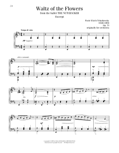 Waltz Of The Flowers, Op. 71a von Pyotr Il'yich Tchaikovsky (Download) 