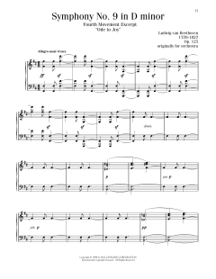 Ode To Joy von Ludwig van Beethoven (Download) 