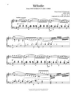 Melodie, Op. 42, No. 3 (Download) 