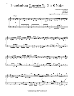 Brandenburg Concerto No. 3 (Download) 