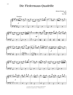 Fledermaus-Quadrille, Op. 363 (Download) 