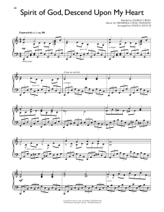 Spirit Of God, Descend Upon My Heart von George Croly (Download) 