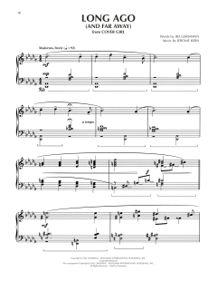 Long Ago (And Far Away) von Jerome Kern (Download) 