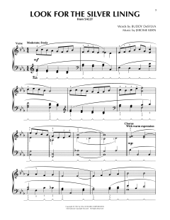 Look For The Silver Lining von Jerome Kern (Download) 