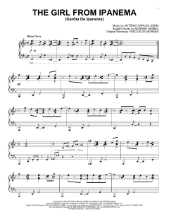 The Girl From Ipanema (Garôta De Ipanema) von Norman Gimbel (Download) 