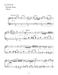Donde lieta uscì von Luigi Illica (Download) 