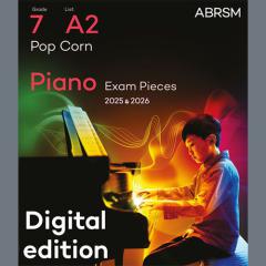 Pop Corn (Grade 7, list A2, from the ABRSM Piano Syllabus 2025 & 2026) (Download) 