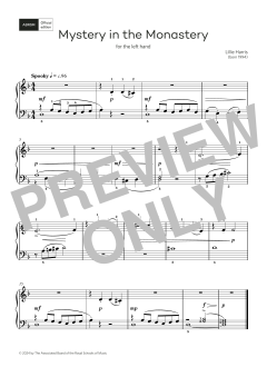 Mystery in the Monastery: for left hand only (Download) 