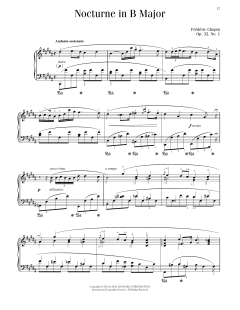 Nocturne, Op. 32, No. 1 von Frédéric Chopin (Download) 