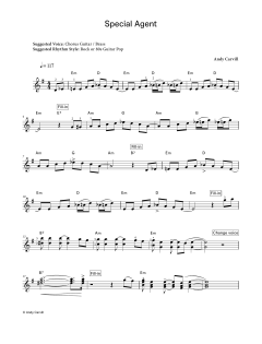 Special Agent (LCME Electronic Keyboard Grade 4 List B) von Andy Carvill (Download) 