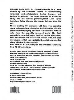 Ultimate Latin Riffs For Piano/Keyboards von Andrew D. Gordon 