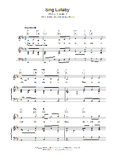 Sing Lullaby von Philip Glass (Download) 