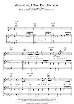 (Everything I Do) I Do It For You von Bryan Adams (Download) 