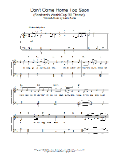 Don't Come Home Too Soon von Justin Currie (Download) 