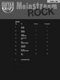 Guitar Play-Along Vol. 46: Mainstream Rock 