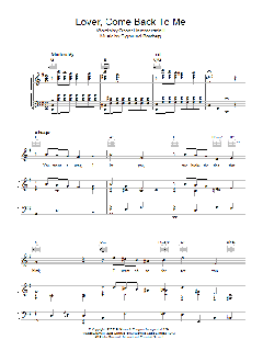 Lover, Come Back To Me von Sigmund Romberg (Download) 