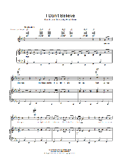 I Don't Believe von Mykola Leontovych (Download) 
