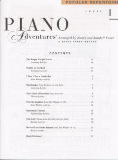 Piano Adventures: Popular Repertoire - Level 1 von Randall Faber 