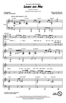 Lean On Me (Kirk Franklin) 