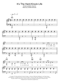 It's The Hard-Knock Life von Charles Strouse (Download) 