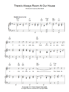 There's Always Room At Our House von Bob Merrill (Download) 